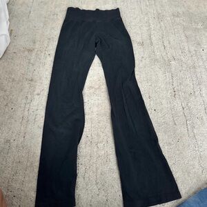 Brandy Melville John Galt flared black fold over pants